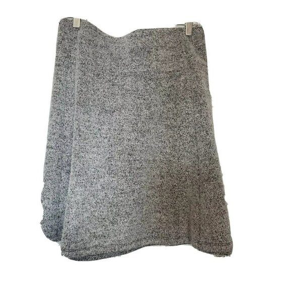 Loft Dressbarn Womens Skirt Wool, grey Sz 26 plus elástic waist MSPR $69.50 A - Picture 1 of 7